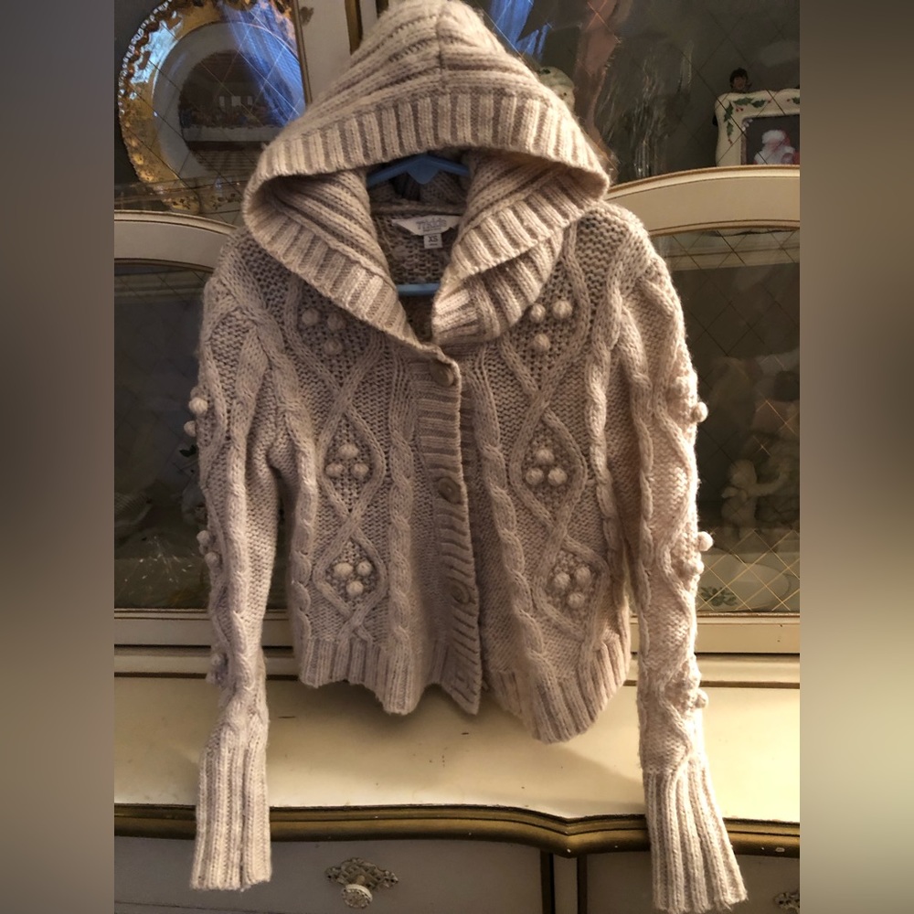 77 Kids American Eagle beautiful girls hooded sweater size XS C:1497-5-5/19/26